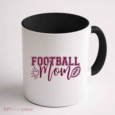 Cute Football Mom Coffee Mug back