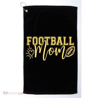 Cute Football Mom Golf Towel