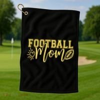 Cute Football Mom Golf Towel thumb 1