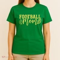 Cute Football Mom T-Shirt thumb 4