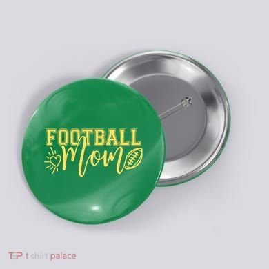 Cute Football Mom Button
