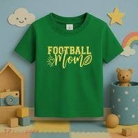 Cute Football Mom Toddler T-Shirt thumb 3
