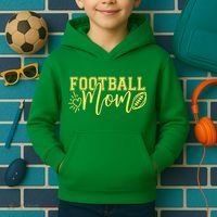 Cute Football Mom Kids Hoodie thumb 2