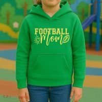 Cute Football Mom Kids Hoodie thumb 3