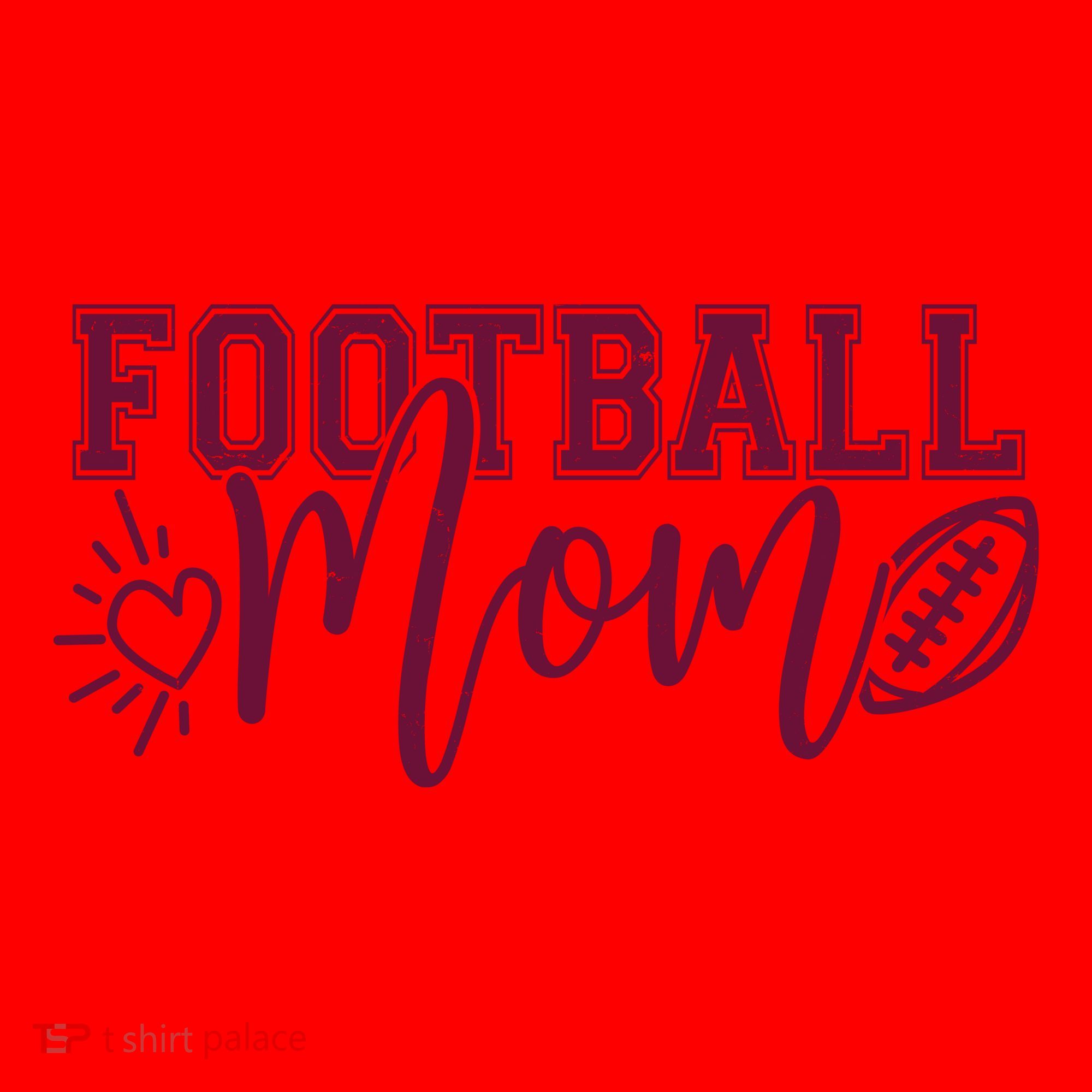 Cute Football Mom Santa Hat