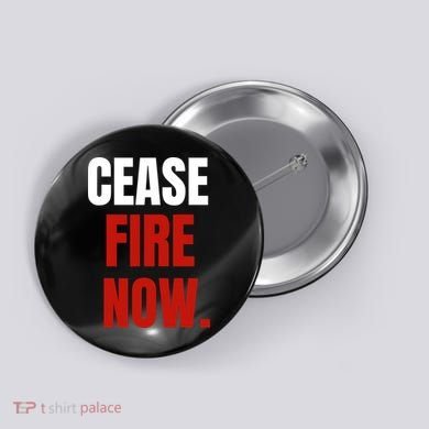 Cease Fire Now. Button