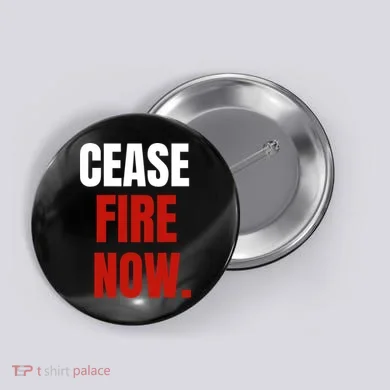 Cease Fire Now. Button