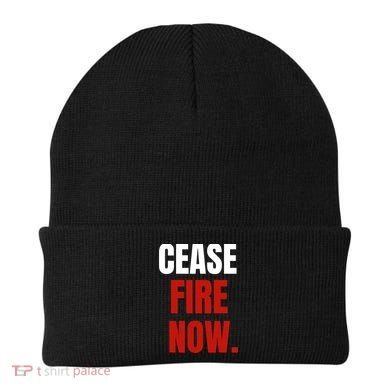 Cease Fire Now. Beanie