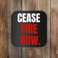 Cease Fire Now. Coaster thumb 0