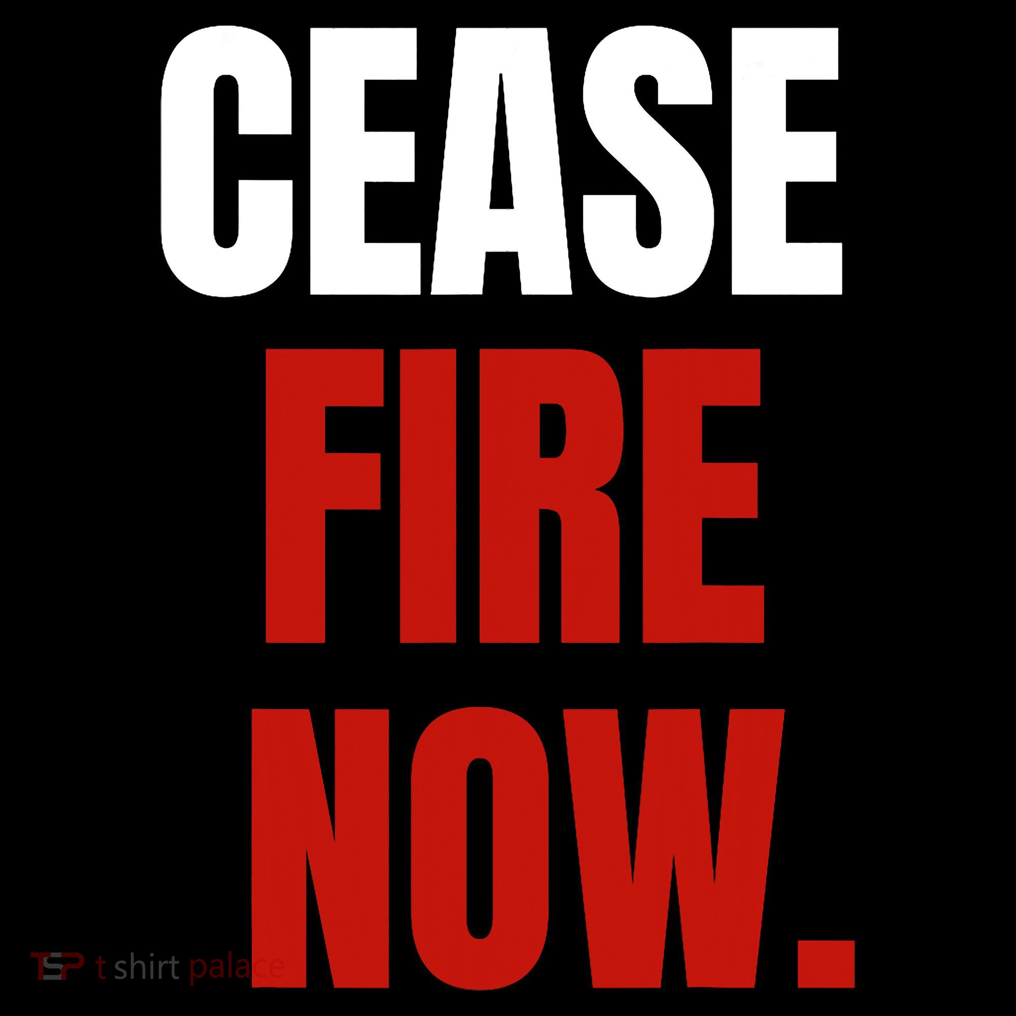 Cease Fire Now. Mousepad