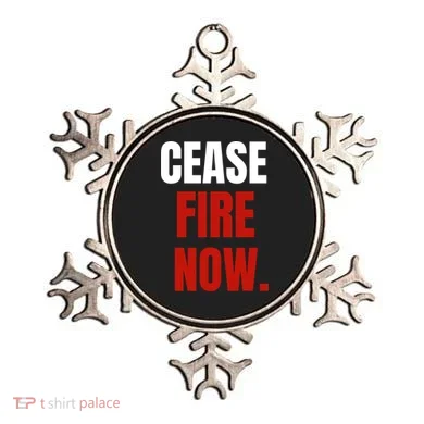 Cease Fire Now. Ornament