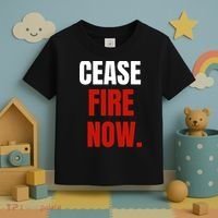 Cease Fire Now. Toddler T-Shirt thumb 3