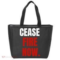 Cease Fire Now. Tote Bag thumb 0