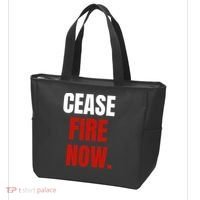 Cease Fire Now. Tote Bag thumb 3