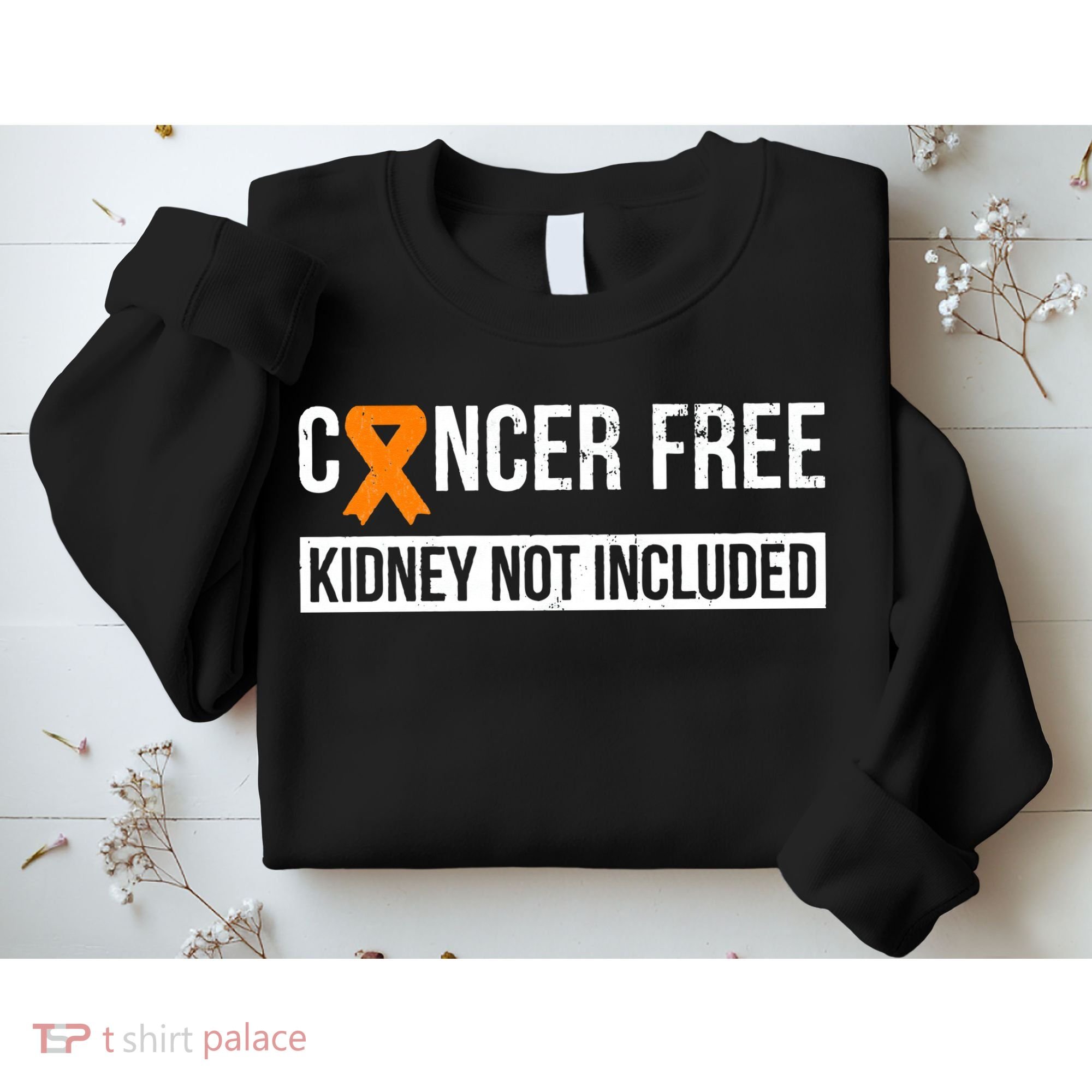 Cancer Free Not Included Kidney Cancer Awareness Sweatshirt