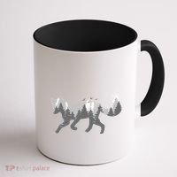 Cute Fox Nature Outdoor Hiking Camping Hunting Gift Coffee Mug thumb 1