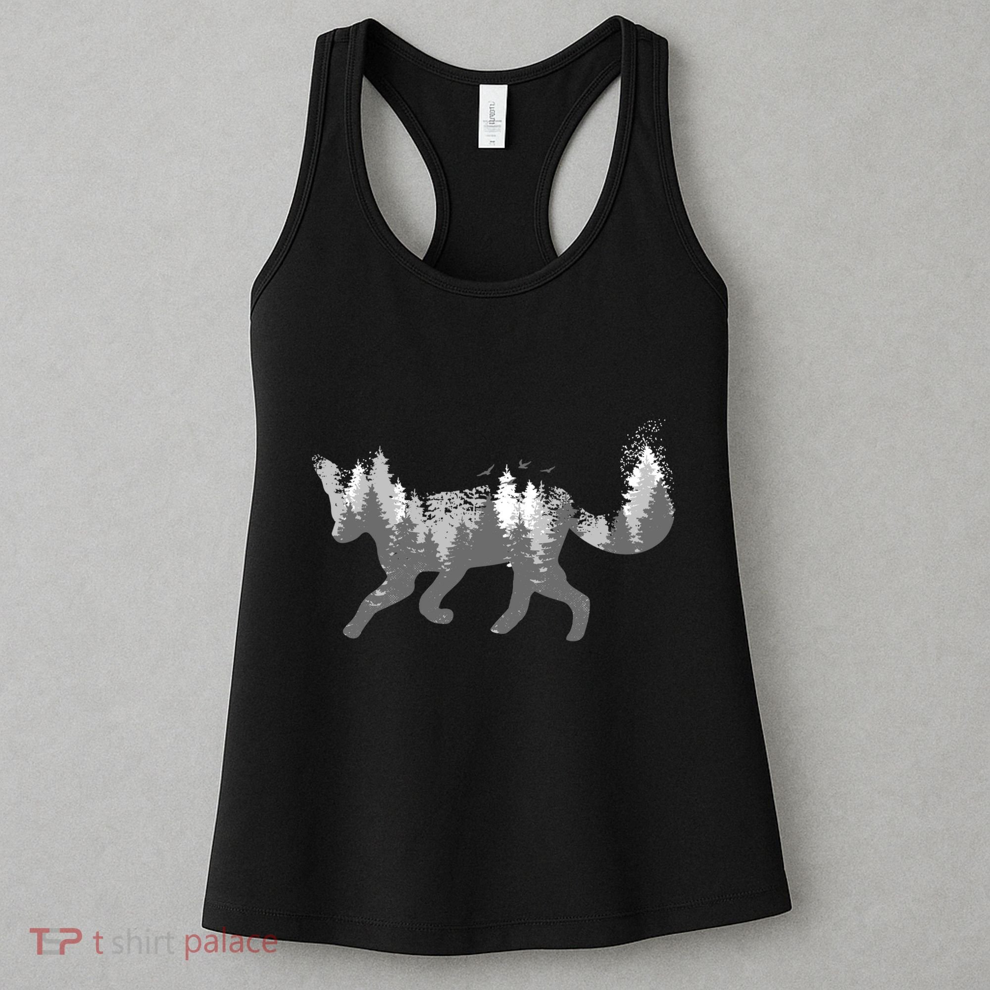 Cute Fox Nature Outdoor Hiking Camping Hunting Gift Women's Tank Top