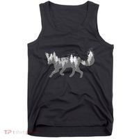 Cute Fox Nature Outdoor Hiking Camping Hunting Gift Tank Top thumb 0