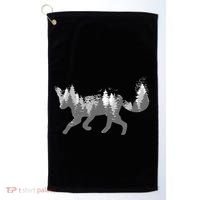 Cute Fox Nature Outdoor Hiking Camping Hunting Gift Golf Towel thumb 0