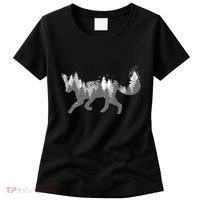 Cute Fox Nature Outdoor Hiking Camping Hunting Gift Women's T-Shirt thumb 0