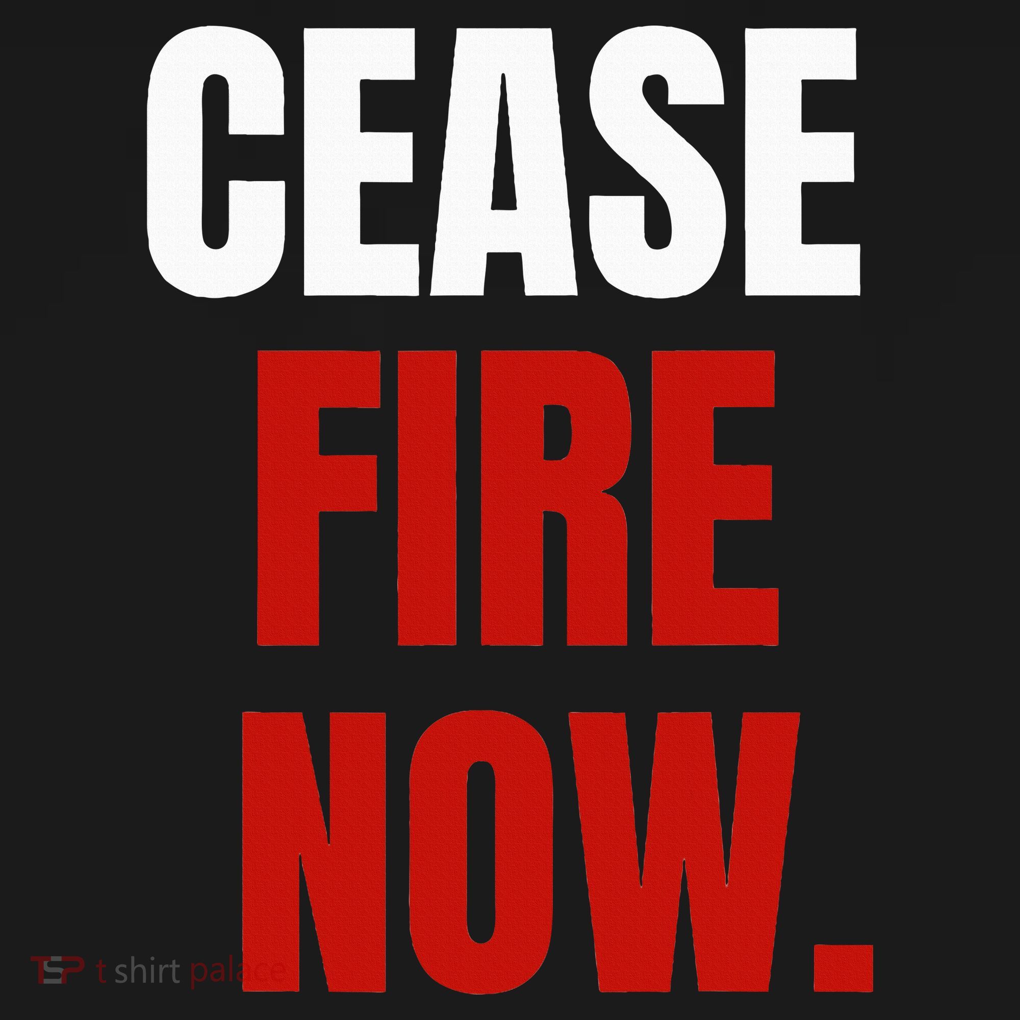 Cease fire Now. Long Sleeve Shirt