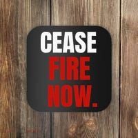 Cease fire Now. Coaster thumb 0