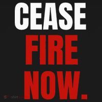 Cease fire Now. Polo thumb 3