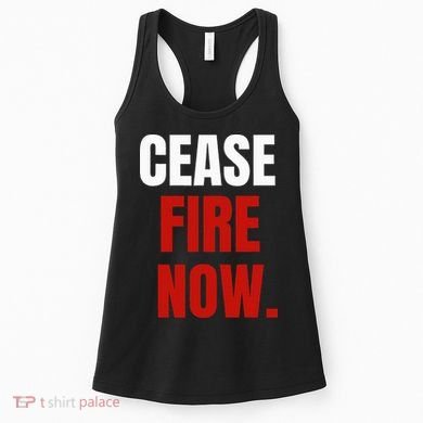 Cease fire Now. Women's Tank Top