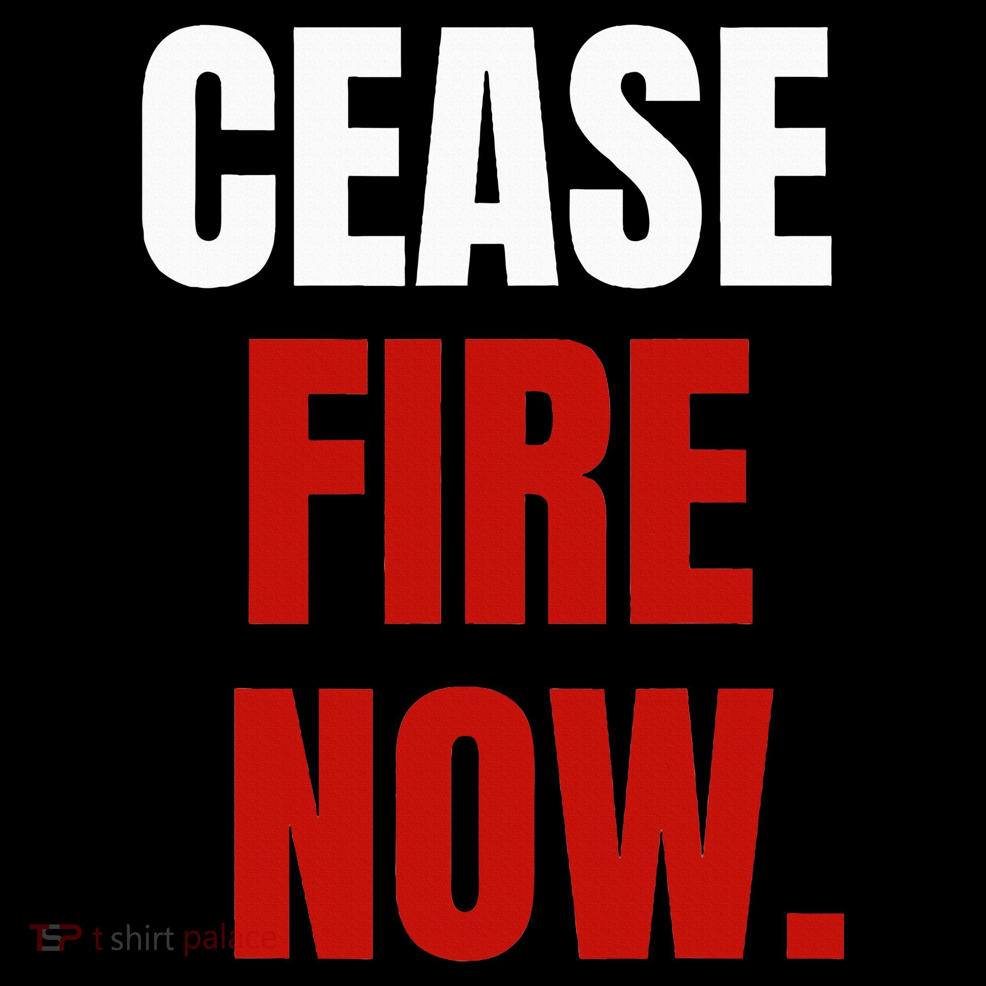 Cease fire Now. Kids Long Sleeve Shirt