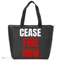 Cease fire Now. Tote Bag thumb 0