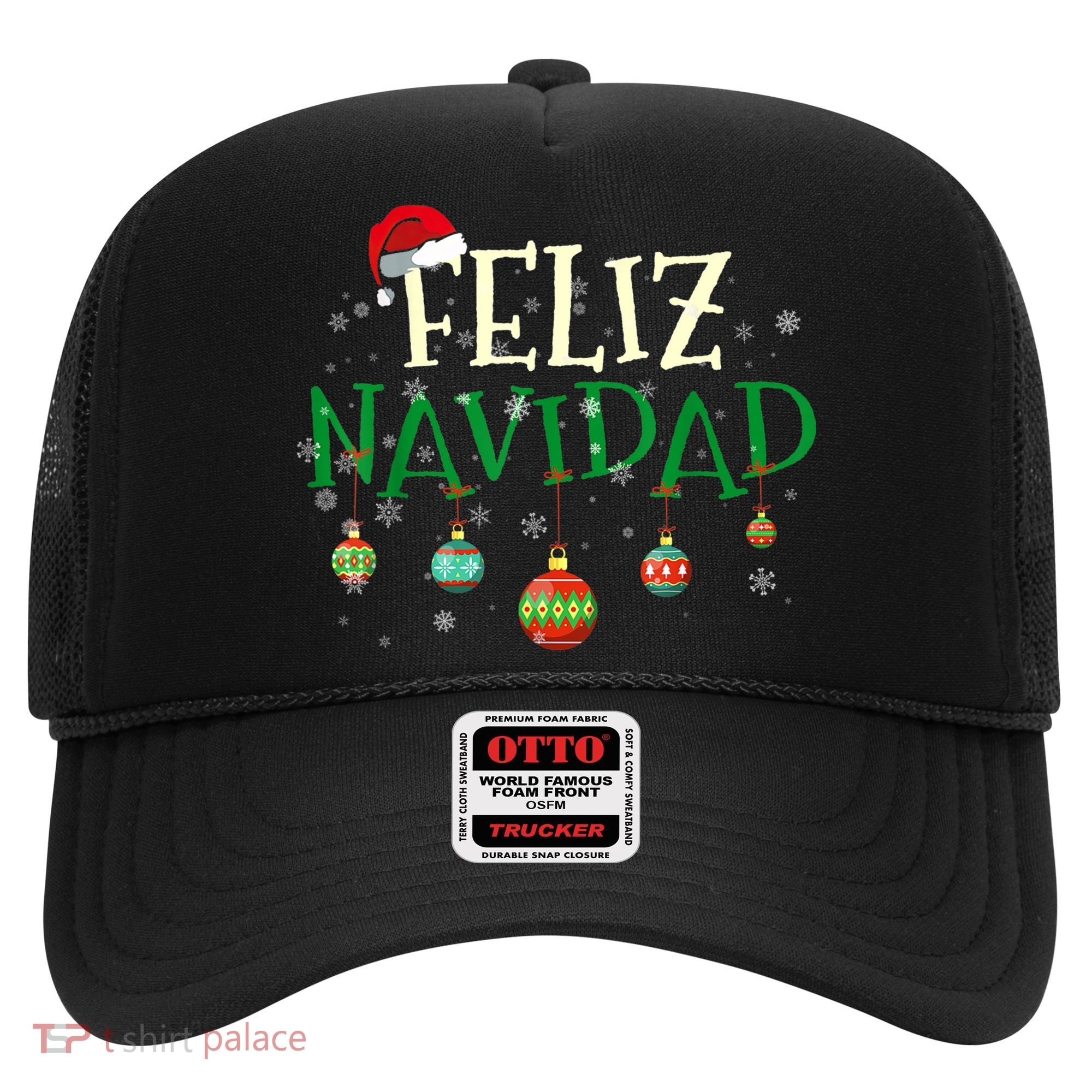 Christmas Feliz Navidad Santa Hat TShirt Hat