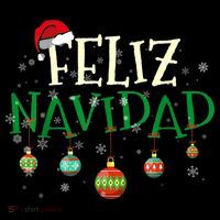 Christmas Feliz Navidad Santa Hat TShirt Tank Top thumb 6