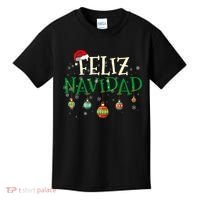 Christmas Feliz Navidad Santa Hat TShirt Kids T-Shirt thumb 0