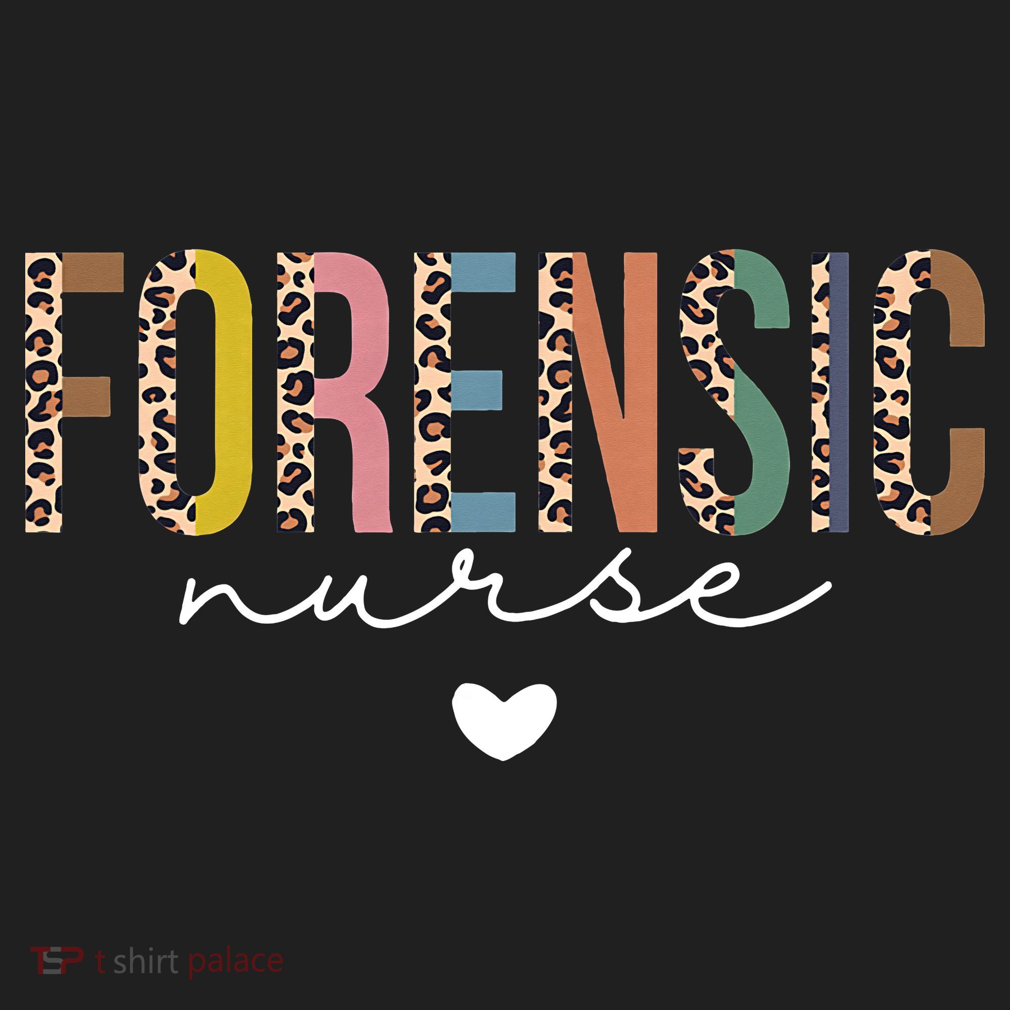 Cute Forensic Nurse SANE Nurse Leopard Nursing Women's Sweatshirt