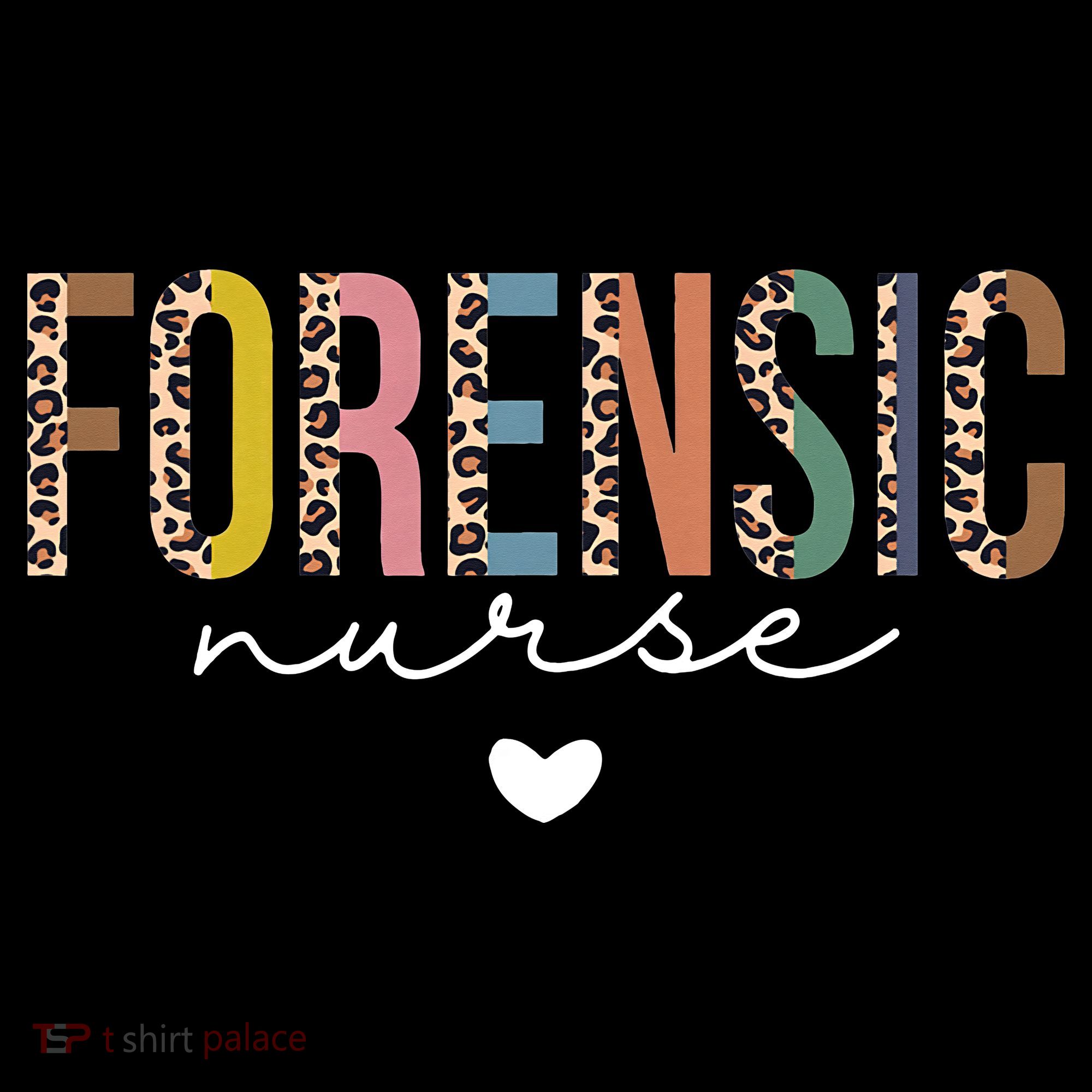 Cute Forensic Nurse SANE Nurse Leopard Nursing Apron