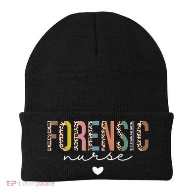 Cute Forensic Nurse SANE Nurse Leopard Nursing Beanie