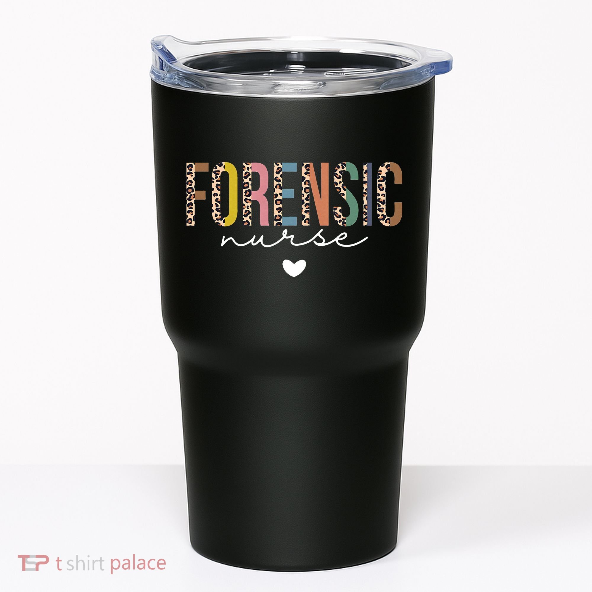 Cute Forensic Nurse SANE Nurse Leopard Nursing Tumbler