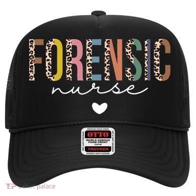 Cute Forensic Nurse SANE Nurse Leopard Nursing Hat