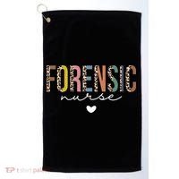 Cute Forensic Nurse SANE Nurse Leopard Nursing Golf Towel thumb 0