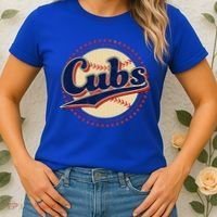 Cubs Family Name Proud Lovers Women's T-Shirt thumb 2