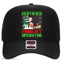 Certified Forklift Operator Christmas Pajamas Driver Xmas Hat thumb 0