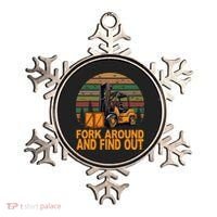 Certified Forklift Operator Fork Around And Find Out Ornament thumb 0