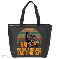 Certified Forklift Operator Fork Around And Find Out Tote Bag thumb 0