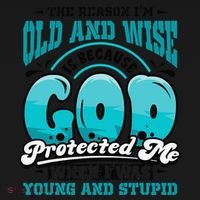 Christian Faith Only Reason Im Old And Wise God Protected Tank Top thumb 6