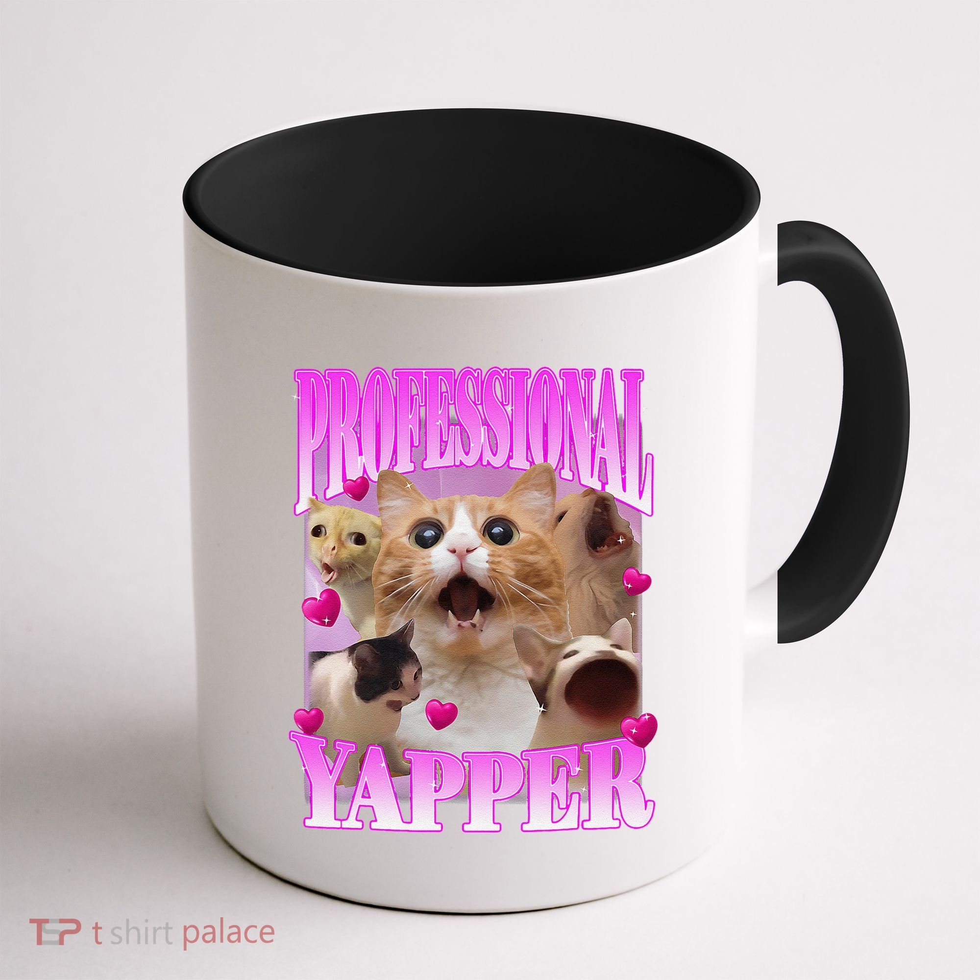 Cat Funny Oddly Specific Dank Meme Professional Yapper Coffee Mug