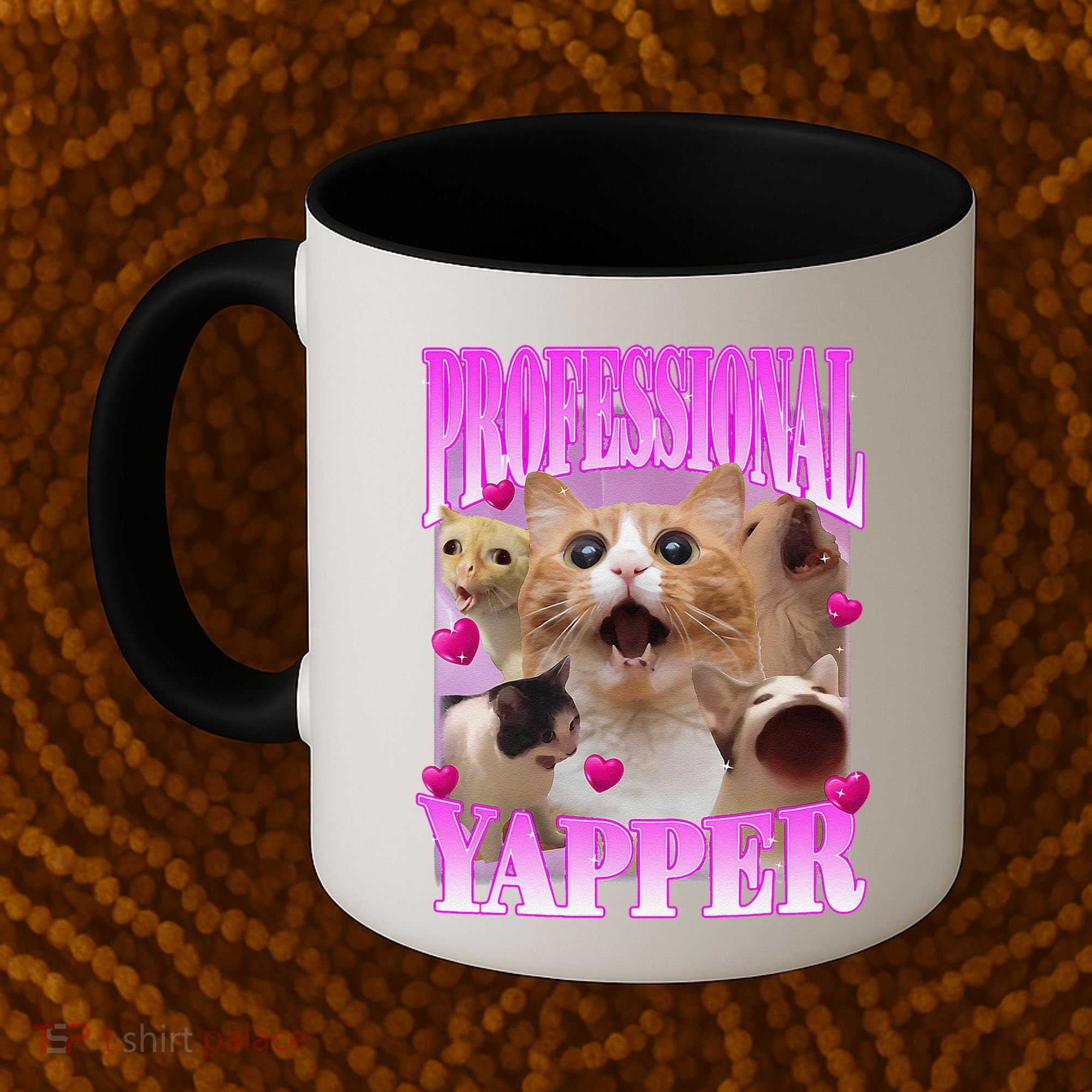 Cat Funny Oddly Specific Dank Meme Professional Yapper Coffee Mug