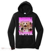 Cat Funny Oddly Specific Dank Meme Professional Yapper Women's Hoodie thumb 0