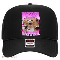 Cat Funny Oddly Specific Dank Meme Professional Yapper Hat thumb 0