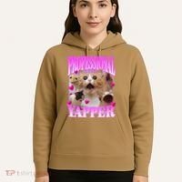 Cat Funny Oddly Specific Dank Meme Professional Yapper Hoodie thumb 5