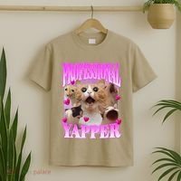 Cat Funny Oddly Specific Dank Meme Professional Yapper T-Shirt thumb 2